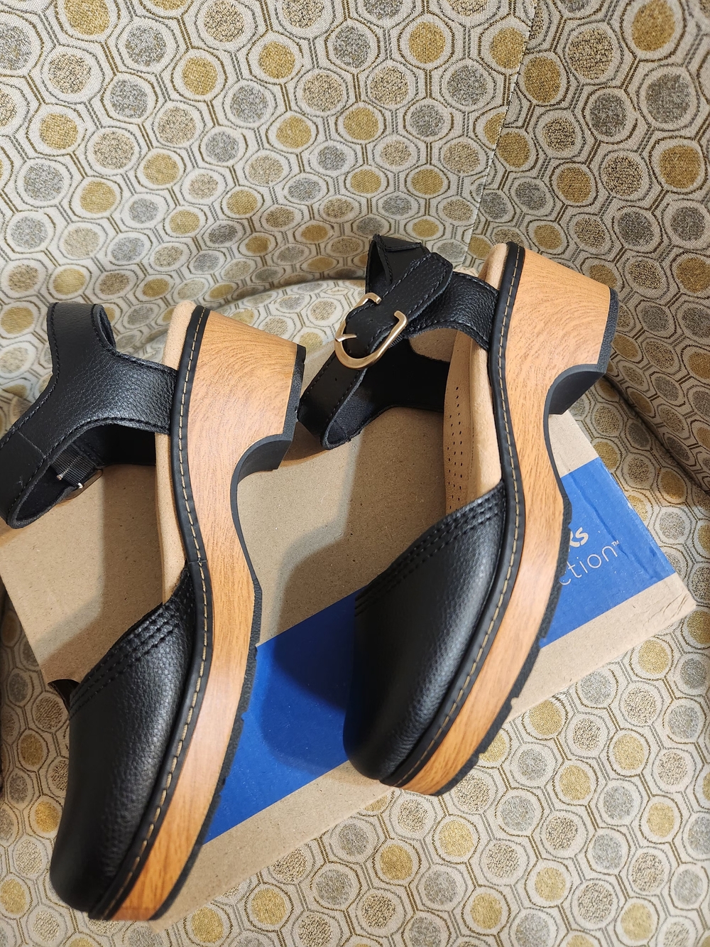 Clarks Paizlee Bay Slingback Heeled Clogs. Size-7 Medium - Picture 7 of 10
